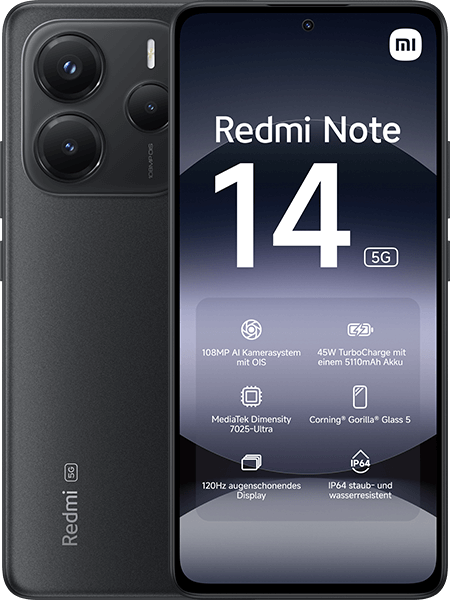 Xiaomi Redmi Note 14 5G Midnight Black